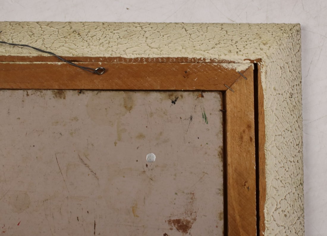 Vintage mid 20C American oil painting - 12