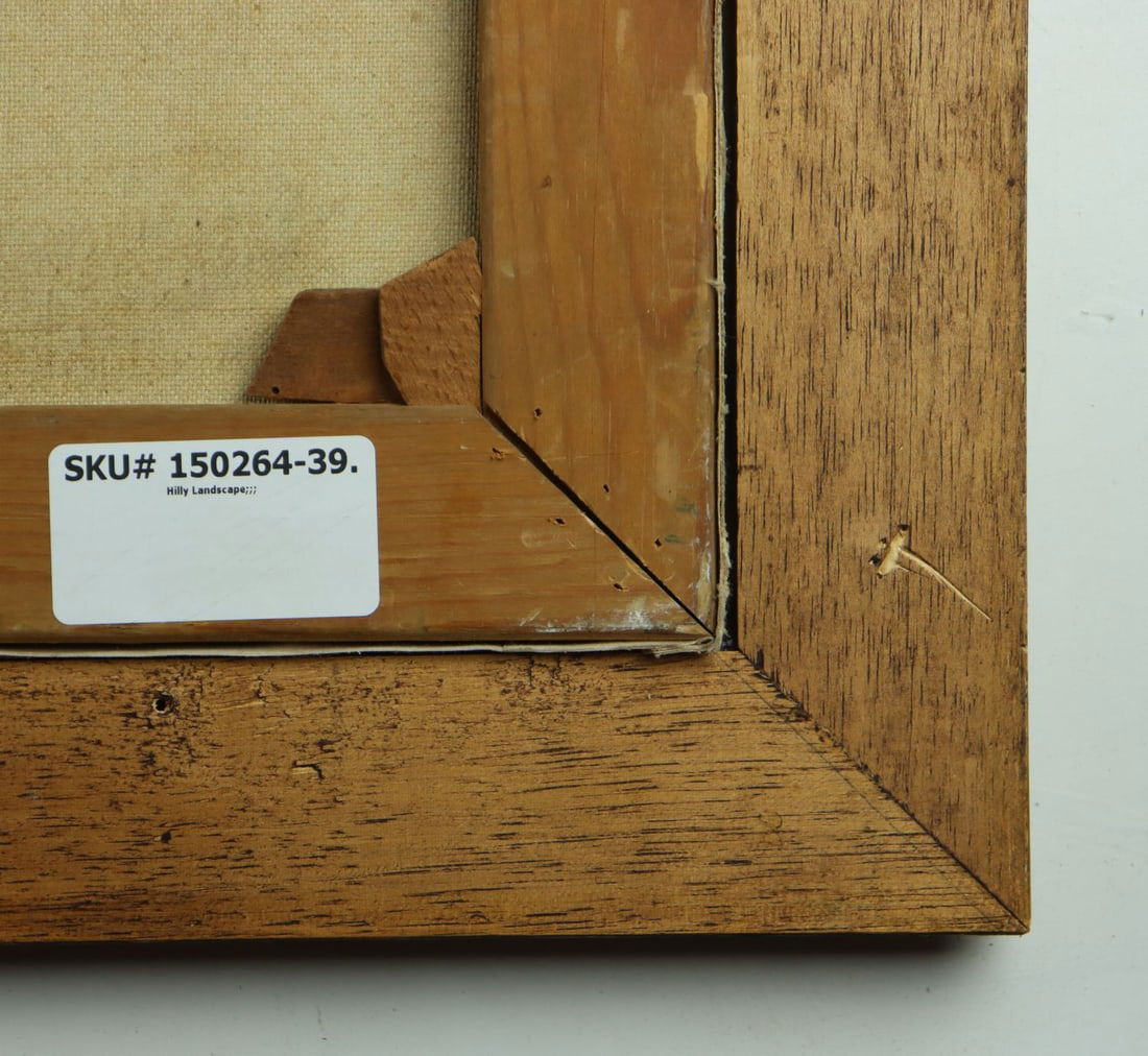 Vintage mid 20C American oil painting signed - 11