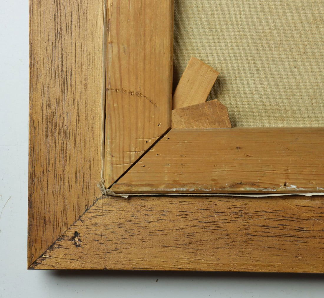 Vintage mid 20C American oil painting signed - 12