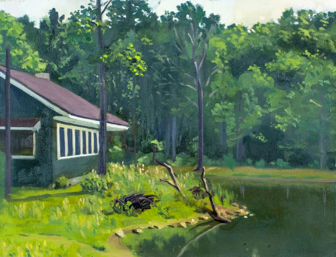 Dee Kersting (NJ,1930-2014) oil painting (1 of 12)