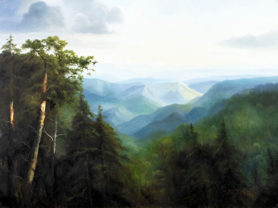 Ron Williams (TN,1947-2016) oil painting (1 of 12)