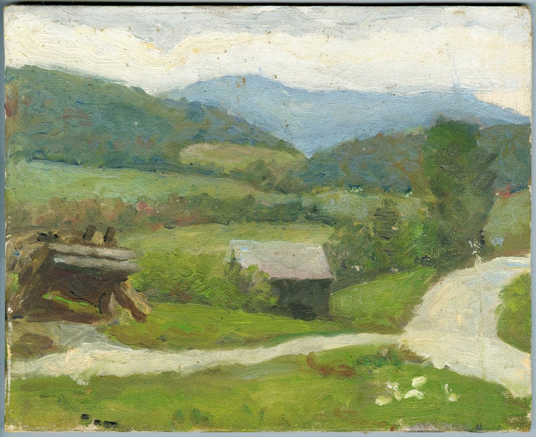 Helen DuMond (NY,CA,OR,1872-1968) oil painting - 3