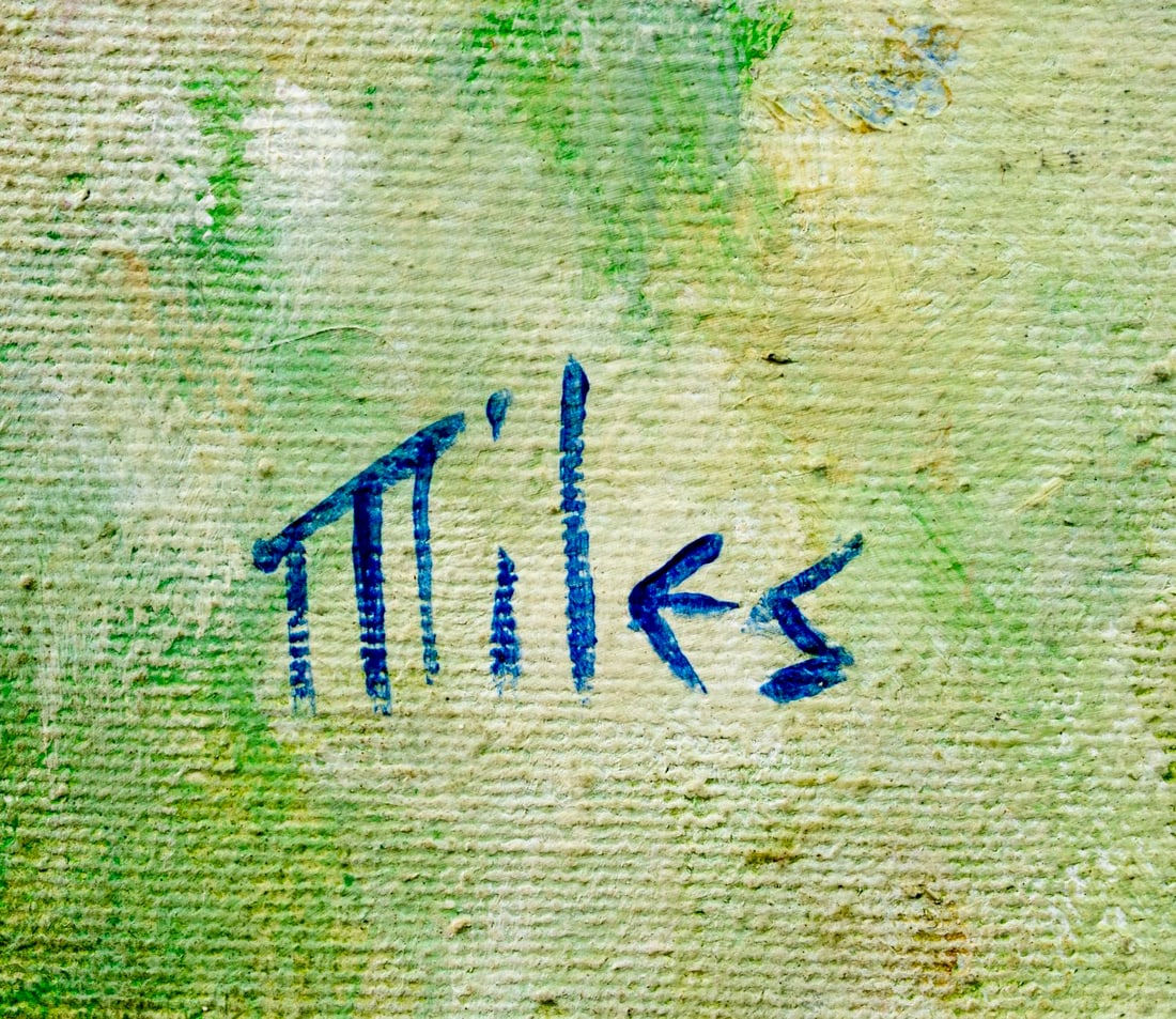 Matthew Miles (NY,1924-?) oil painting - 4