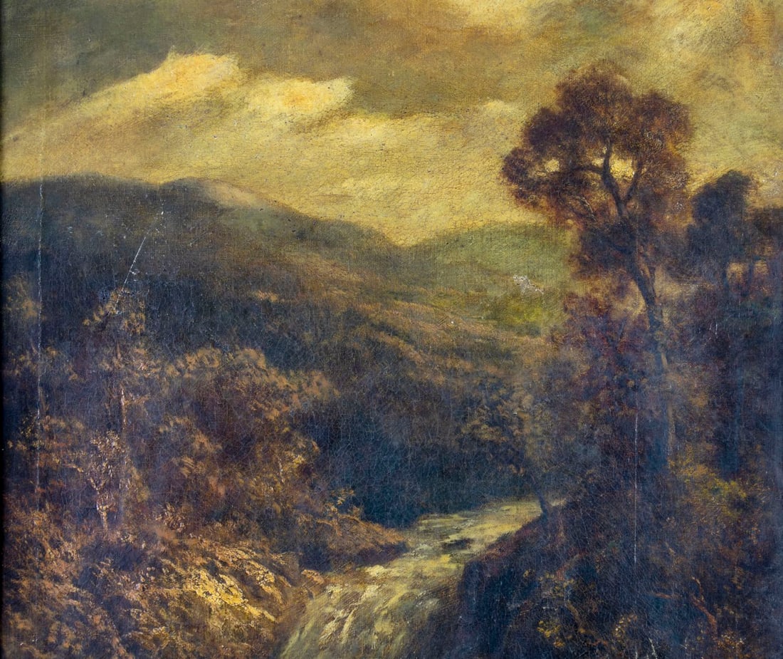 Thomas Griffin (PA,NY,MD,1858-1918) oil painting antique - 6