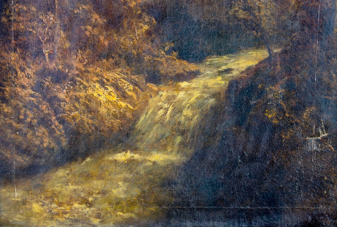 Thomas Griffin (PA,NY,MD,1858-1918) oil painting antique - 7