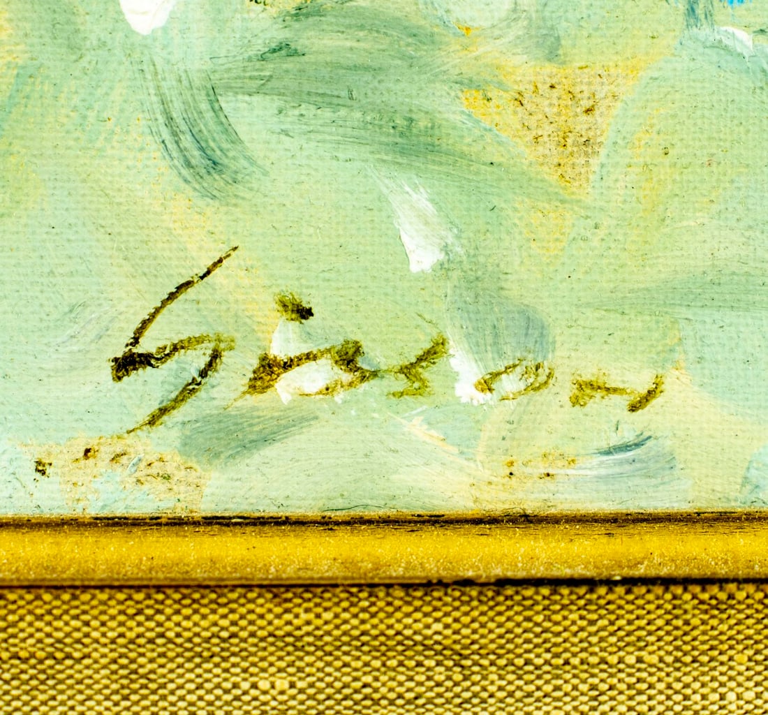 Andre Gisson (French,NY,CT,1921-2003) oil painting - 4