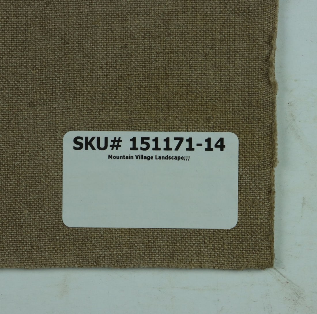 Antique 19C European oil painting - 10