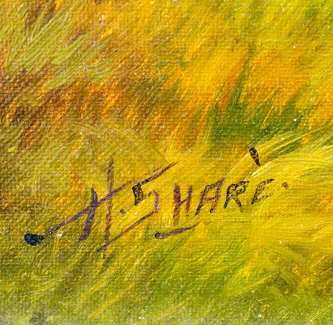 Henry Share (NY,CA,1853-1905) oil painting antique - 4