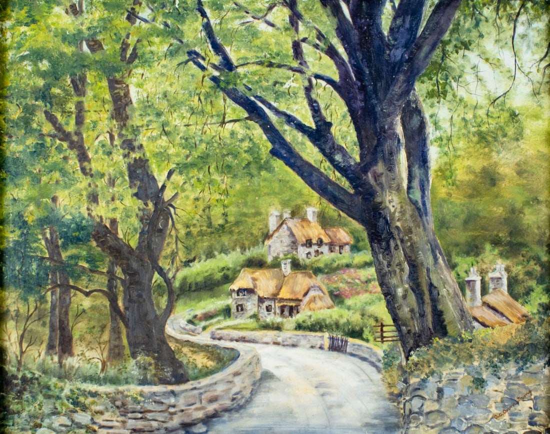 ATTRIB Albert Carson Armstrong (CA,1893-1955) oil painting (1 of 13)