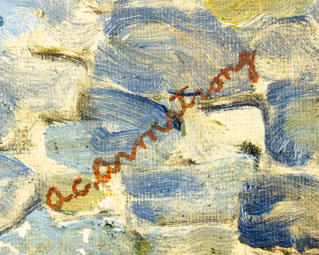 ATTRIB Albert Carson Armstrong (CA,1893-1955) oil painting - 4