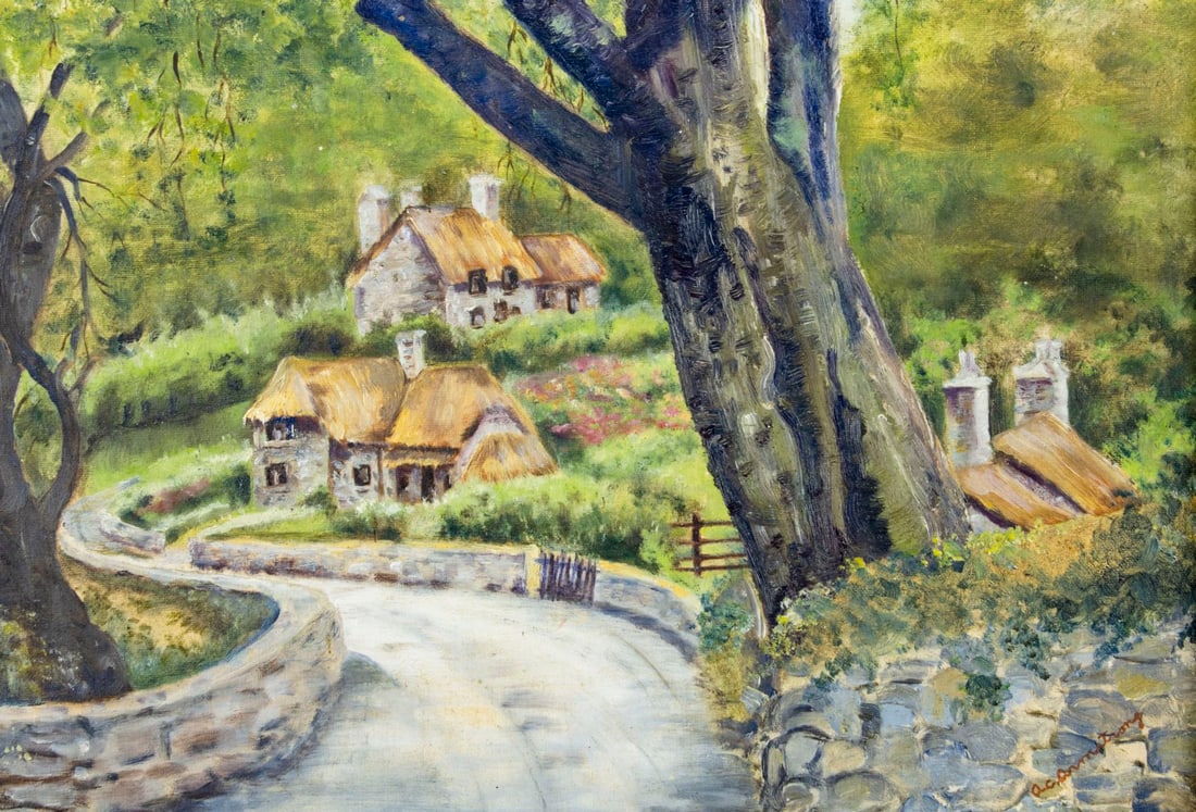 ATTRIB Albert Carson Armstrong (CA,1893-1955) oil painting - 5