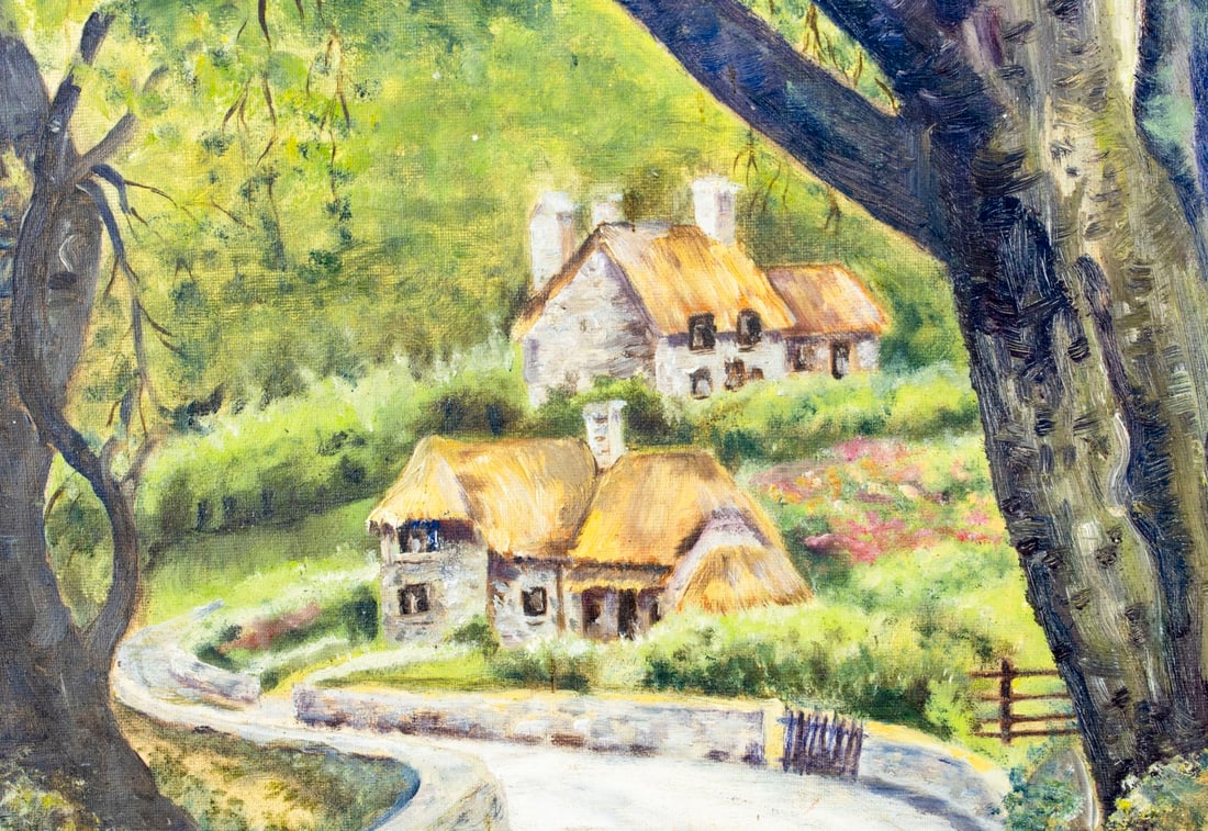 ATTRIB Albert Carson Armstrong (CA,1893-1955) oil painting - 7