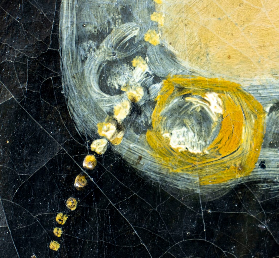 Antique 19C American oil painting - 7