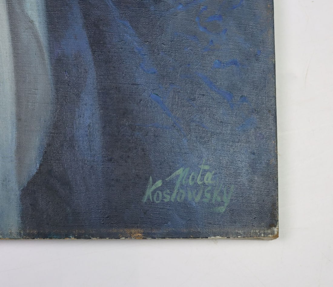 Nota Koslowsky (NY,Poland,1906-1972) oil painting - 10