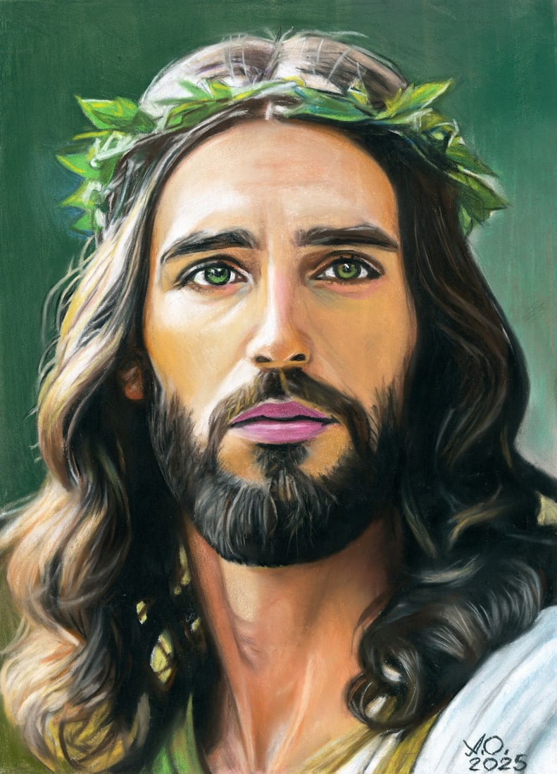 Oleksandr Achkasov (Ukraine,b 1965) pastel painting (1 of 10)