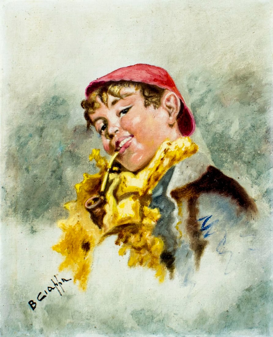 B Ciappa (Italy,19/20C) oil painting antique (1 of 11)