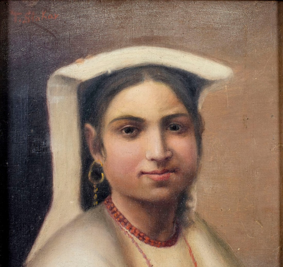 T Stokar (Europe,early 20C) oil painting antique - 5