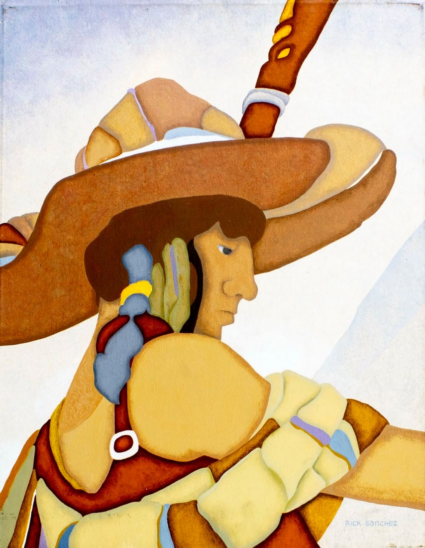 Rick Sanchez (US,20C) oil painting (1 of 13)