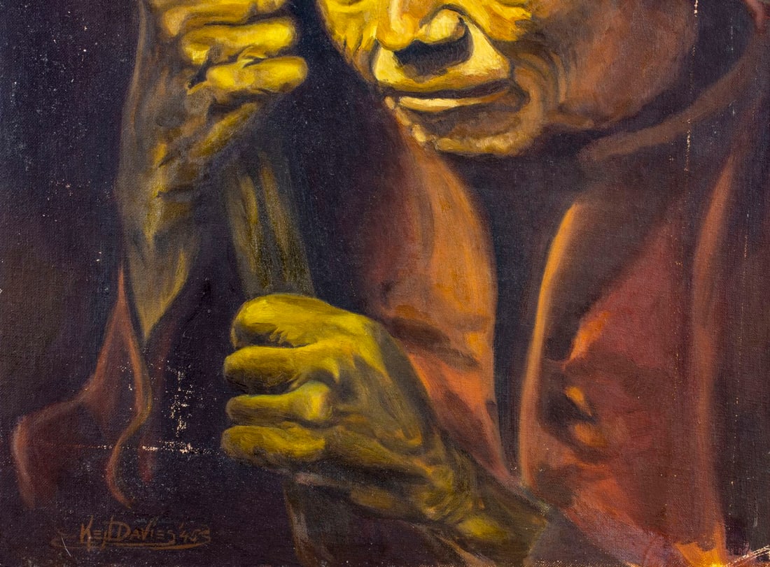 Kenneth Davies (CT,MA,1925-2017) oil painting - 5