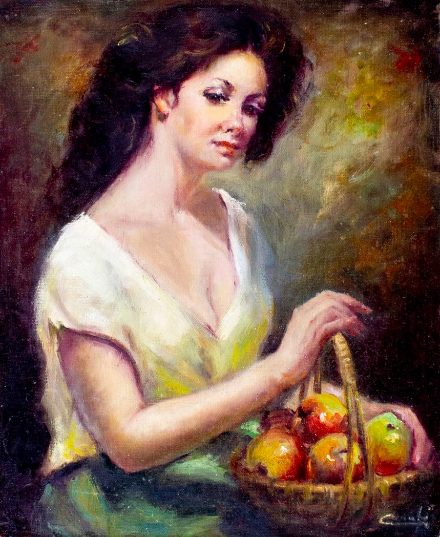 F Carabi (Europe,20C) oil painting (1 of 14)