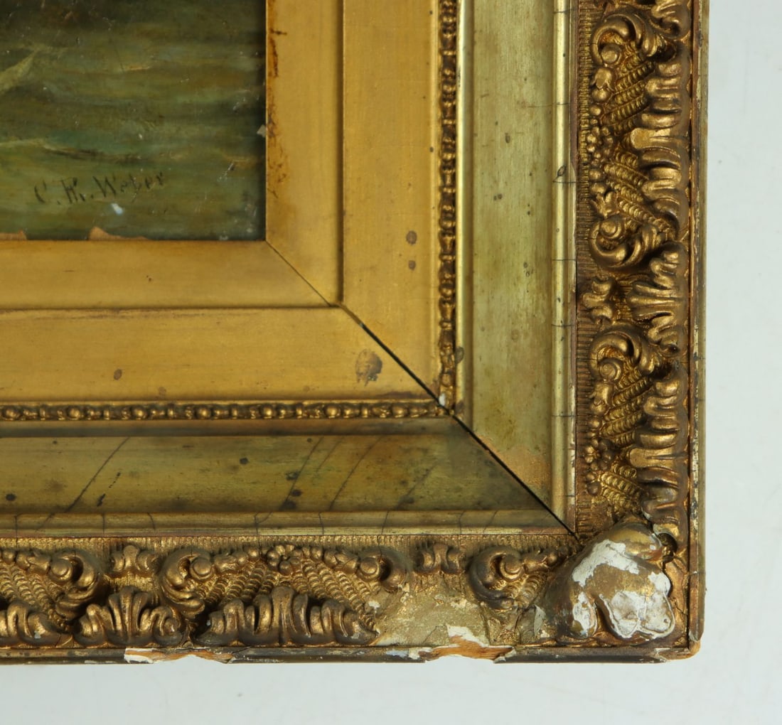 Carl Philipp Weber (PA,German,1849-1922) oil painting antique - 10