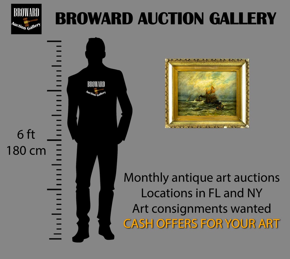 Carl Philipp Weber (PA,German,1849-1922) oil painting antique - 2