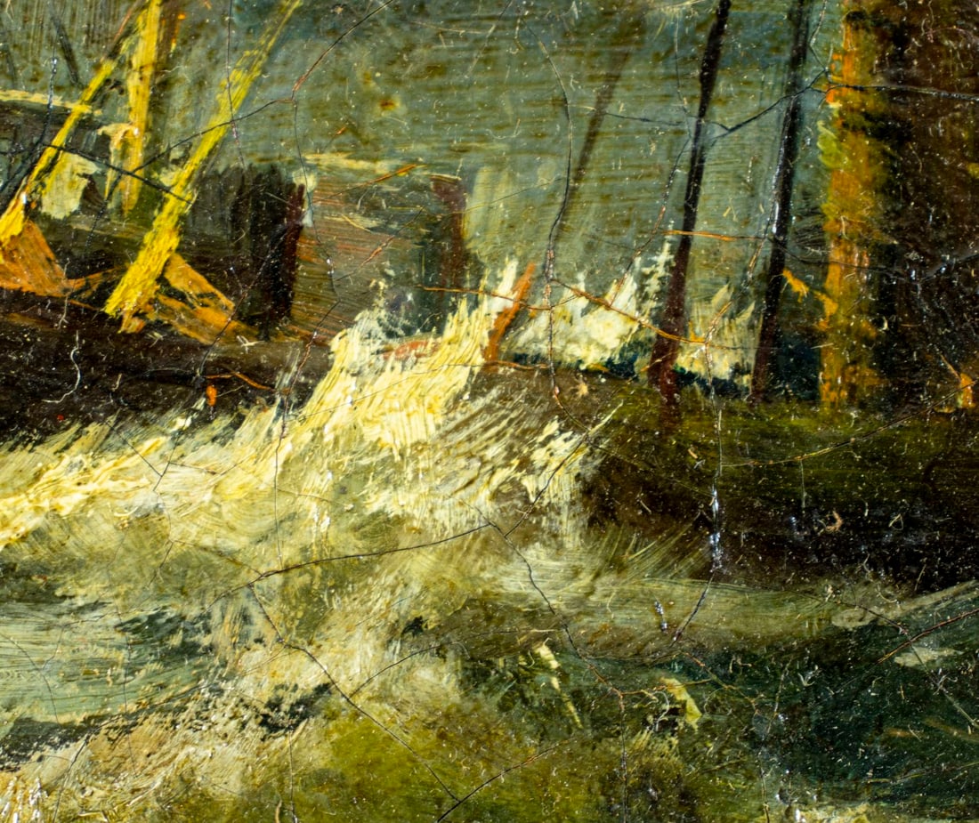 Carl Philipp Weber (PA,German,1849-1922) oil painting antique - 8