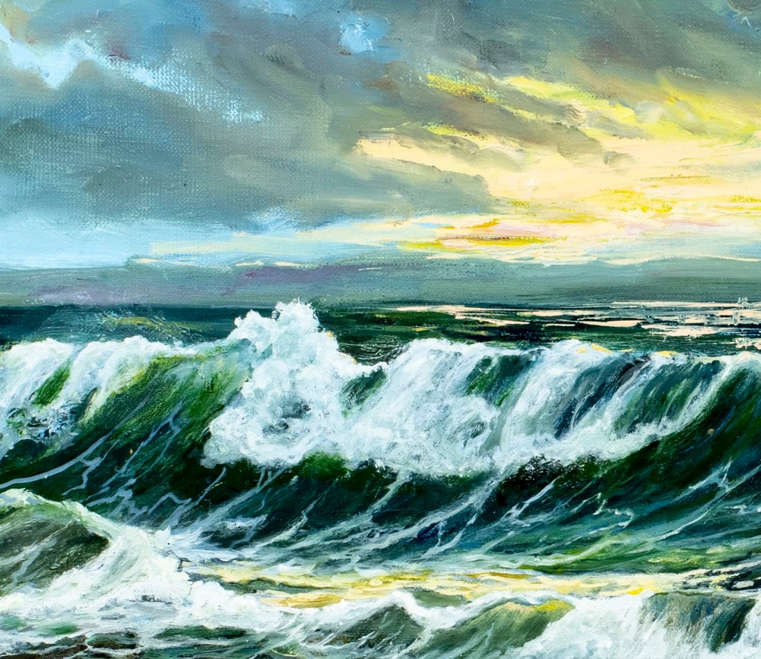 Viktor Ilyushkin (Russia,b 1946) oil painting - 6