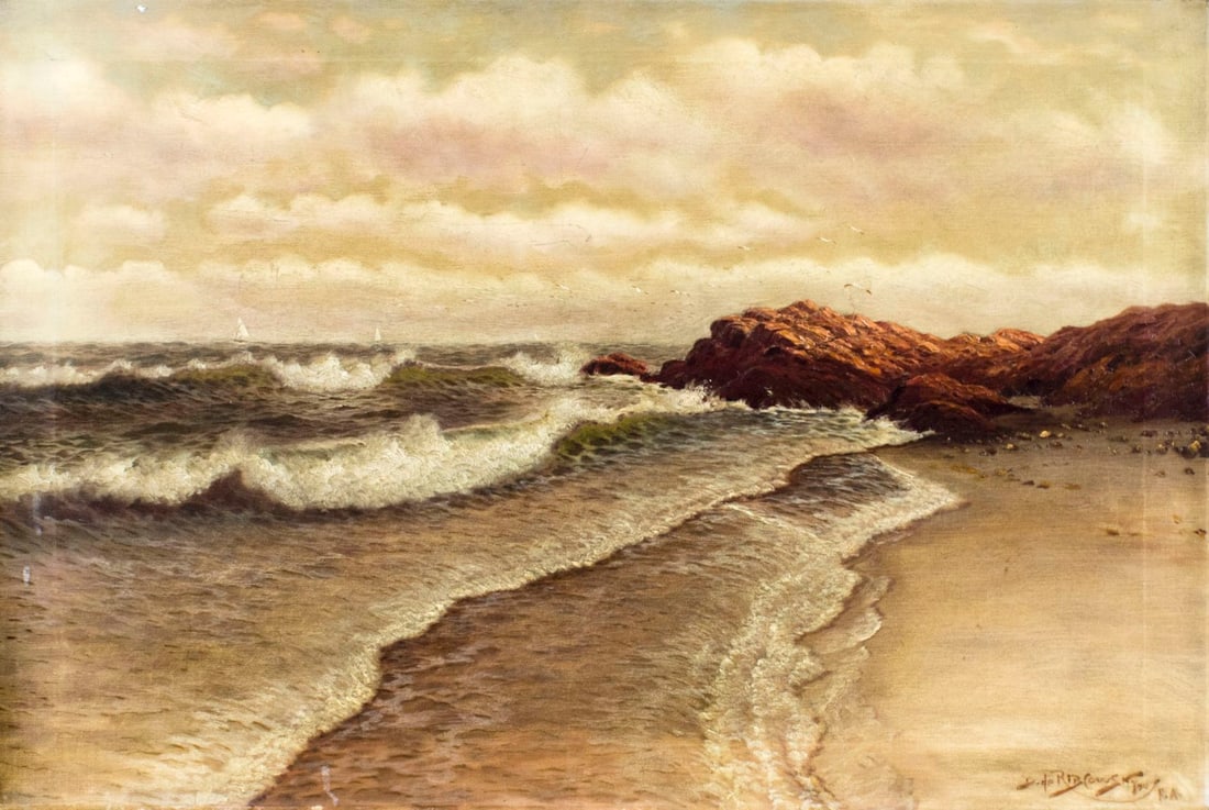 Richard De Ribcowsky (CA,Argentina,1880-1936) oil painting (1 of 12)