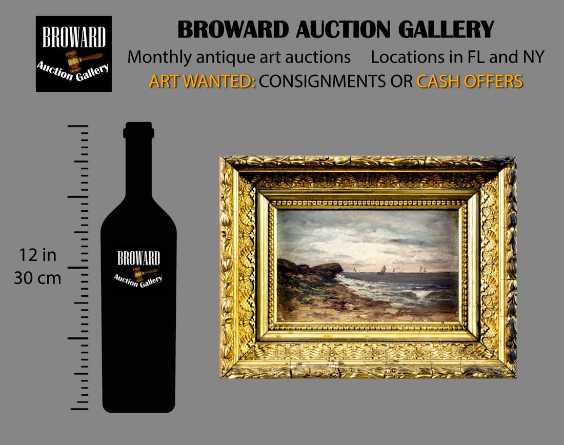 Antique early 20C American oil painting - 2