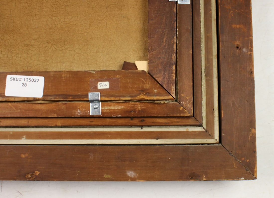 Antique early 20C American oil painting - 11