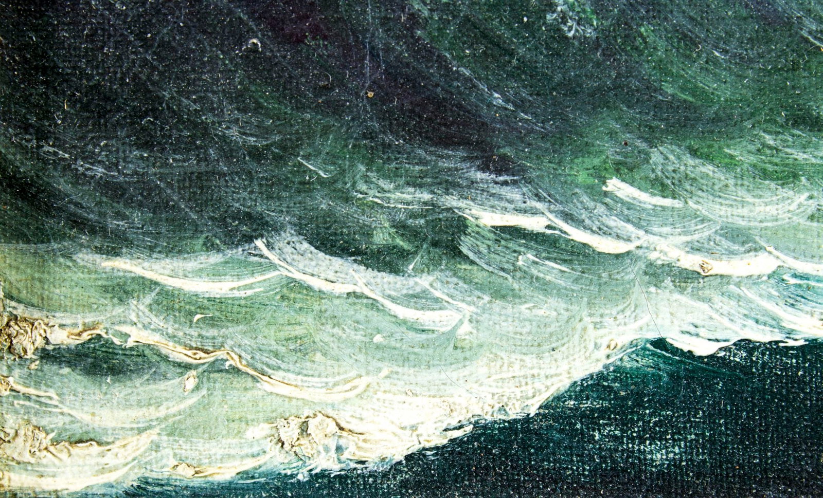 Antique early 20C American oil painting - 7