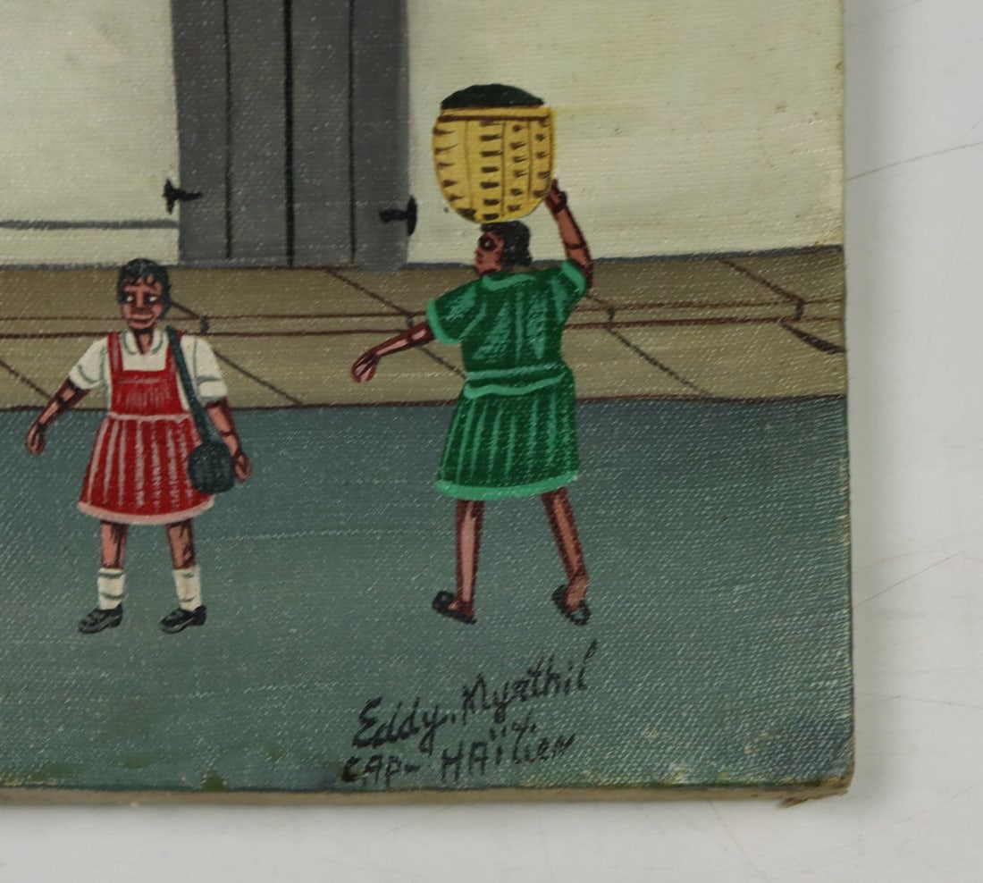 Eddy Myrthil (Haiti,b 1946) oil painting - 10