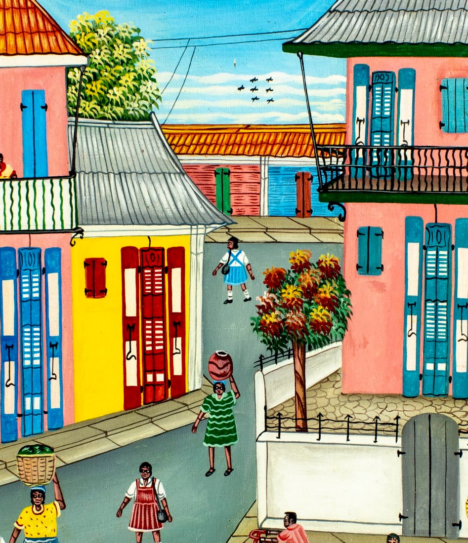 Eddy Myrthil (Haiti,b 1946) oil painting - 5