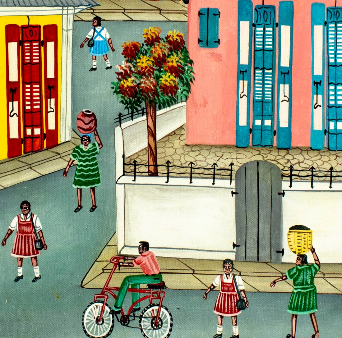 Eddy Myrthil (Haiti,b 1946) oil painting - 6