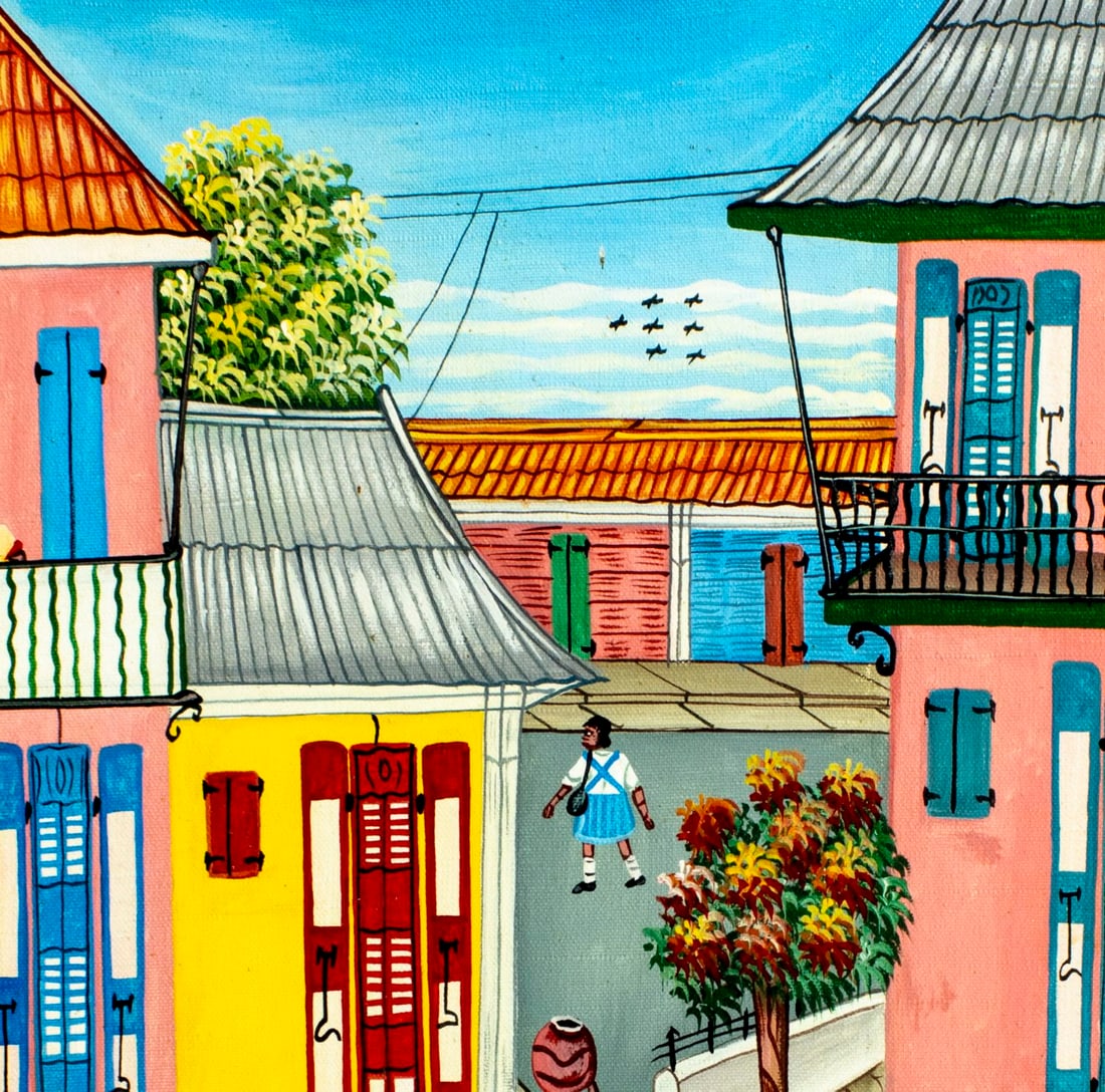 Eddy Myrthil (Haiti,b 1946) oil painting - 7