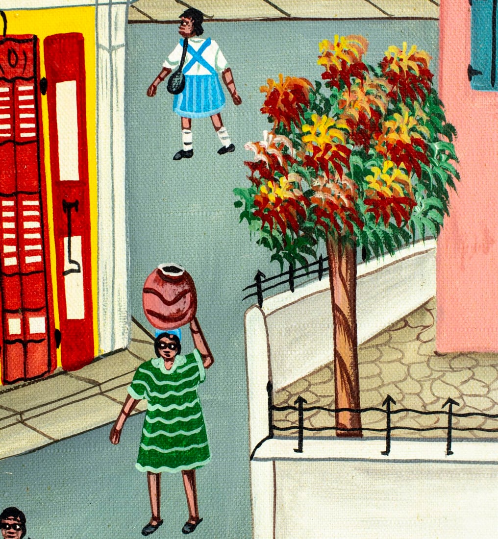 Eddy Myrthil (Haiti,b 1946) oil painting - 8