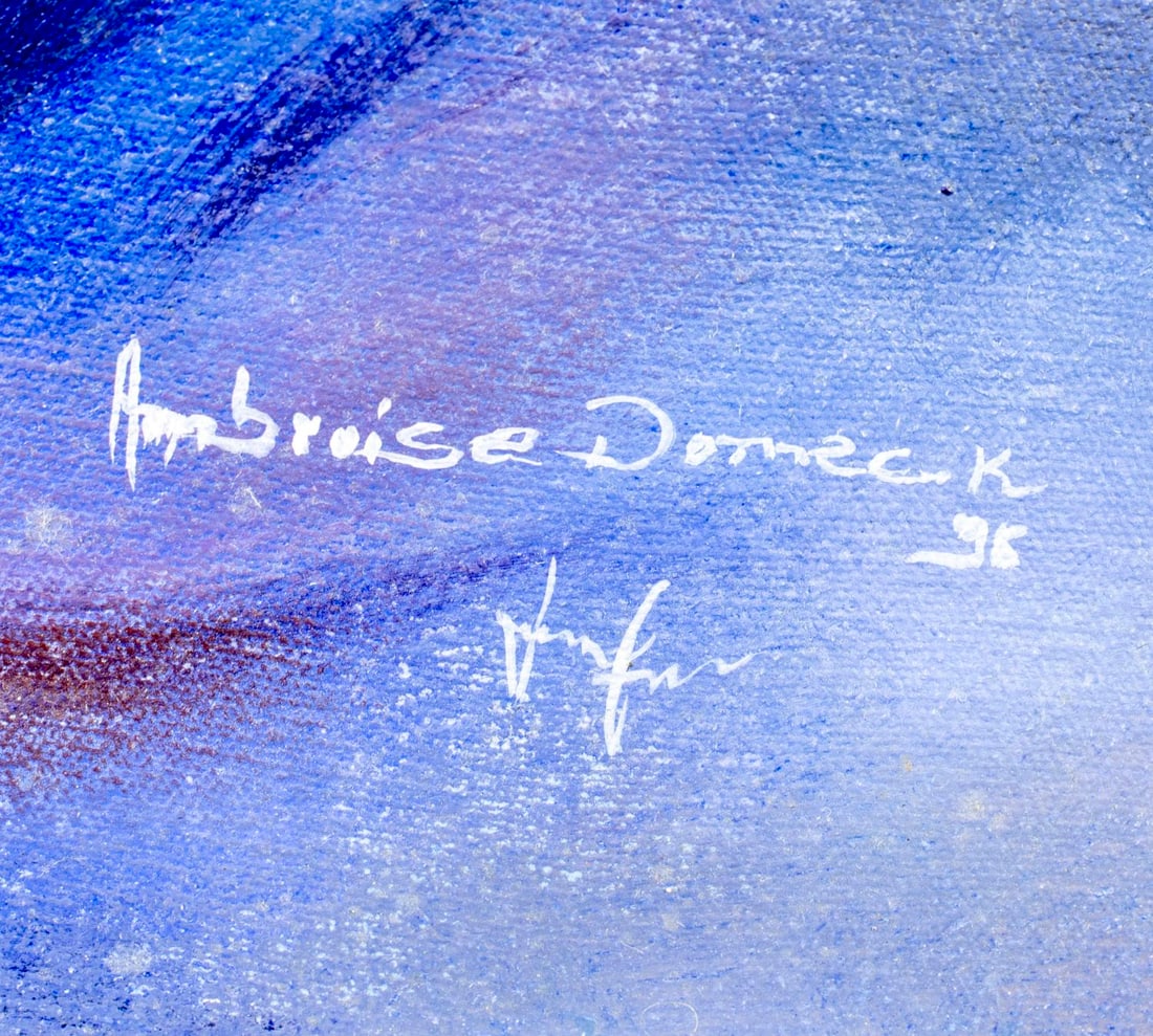 Ambroise Domeck (Haiti,20C) oil painting - 4