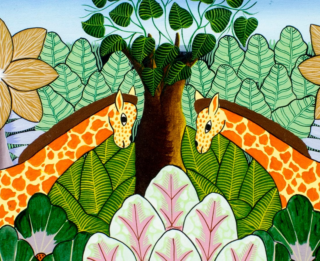 Jean Claude Souvenir (Haiti,20C) oil painting - 5