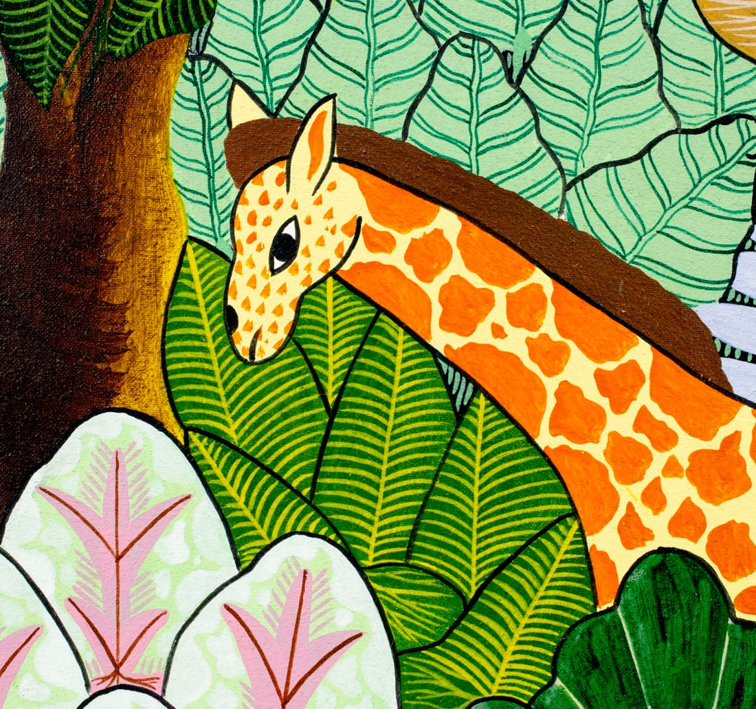 Jean Claude Souvenir (Haiti,20C) oil painting - 8