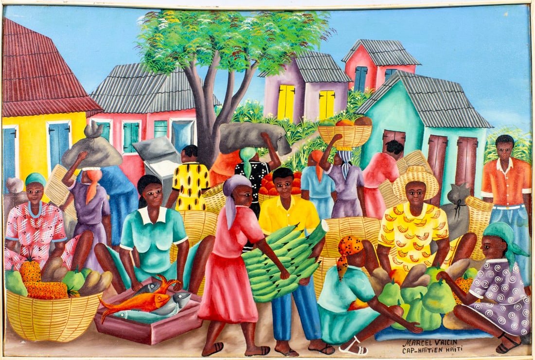 Marcel Valcin (Haiti,20C) oil painting - 3