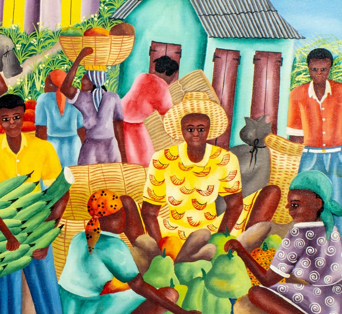 Marcel Valcin (Haiti,20C) oil painting - 7