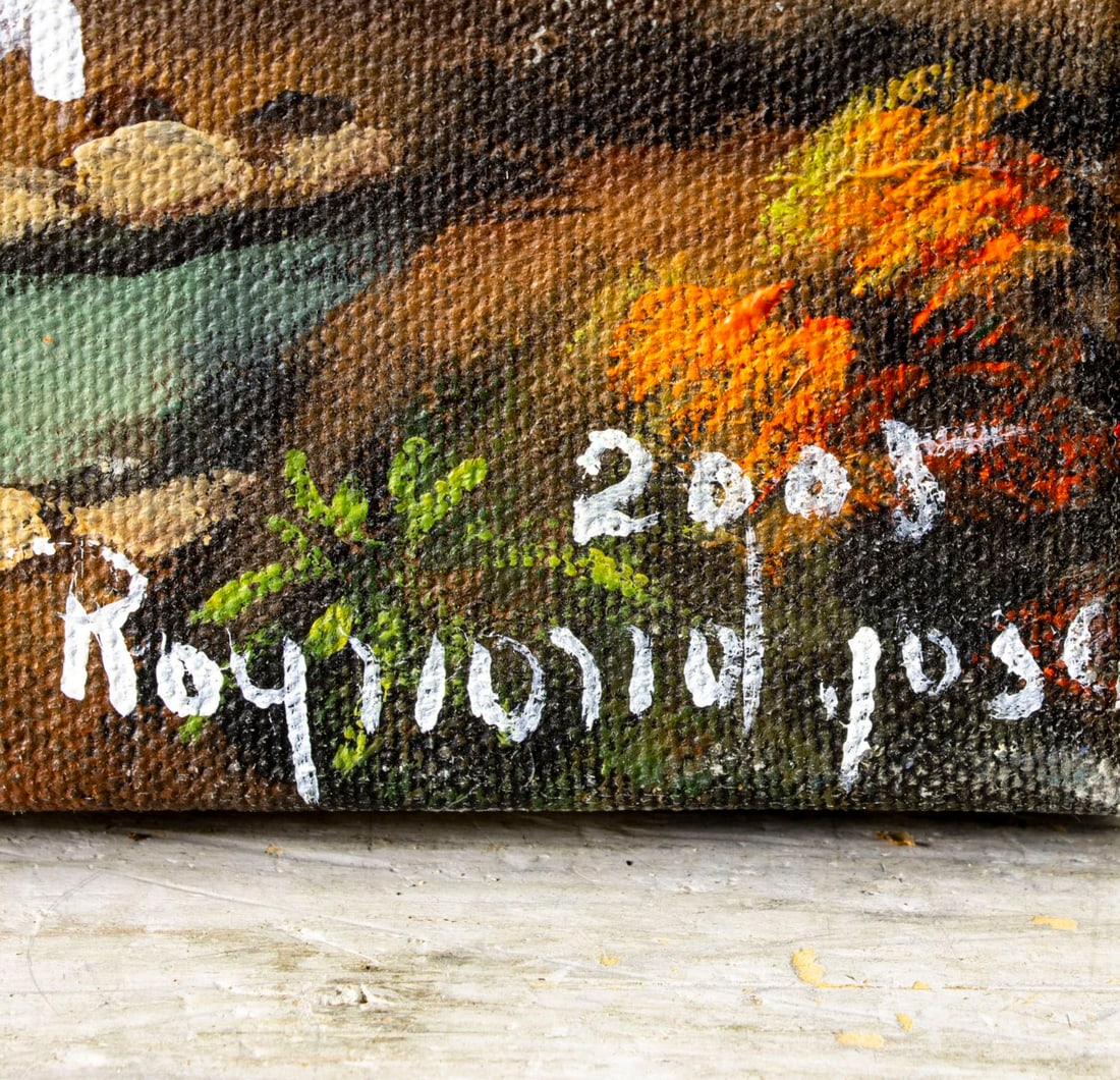 Raymond Joseph (Haiti,b 1964) oil painting - 4