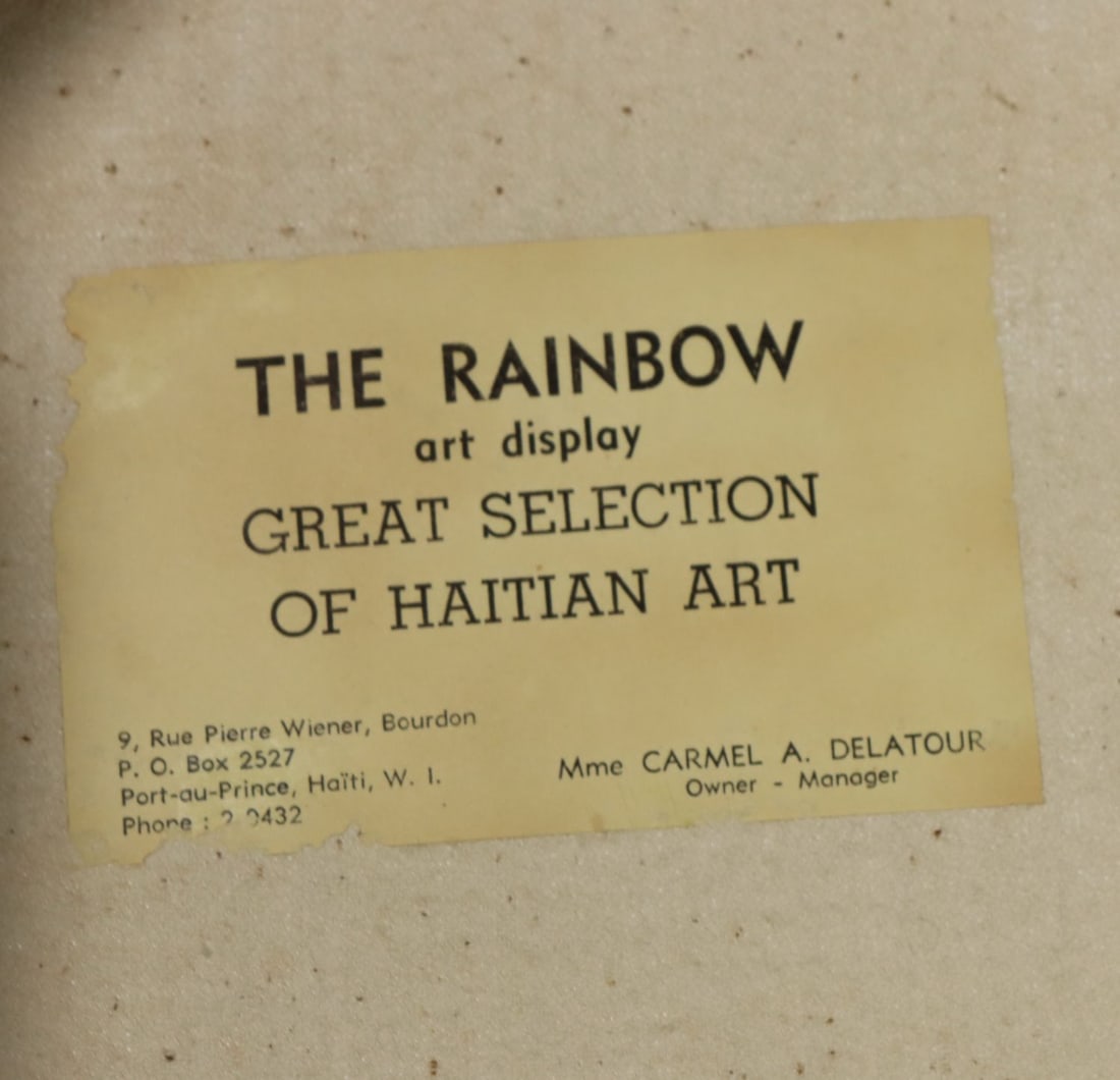 Abner Dubic (Haiti,1944-?) oil painting - 13