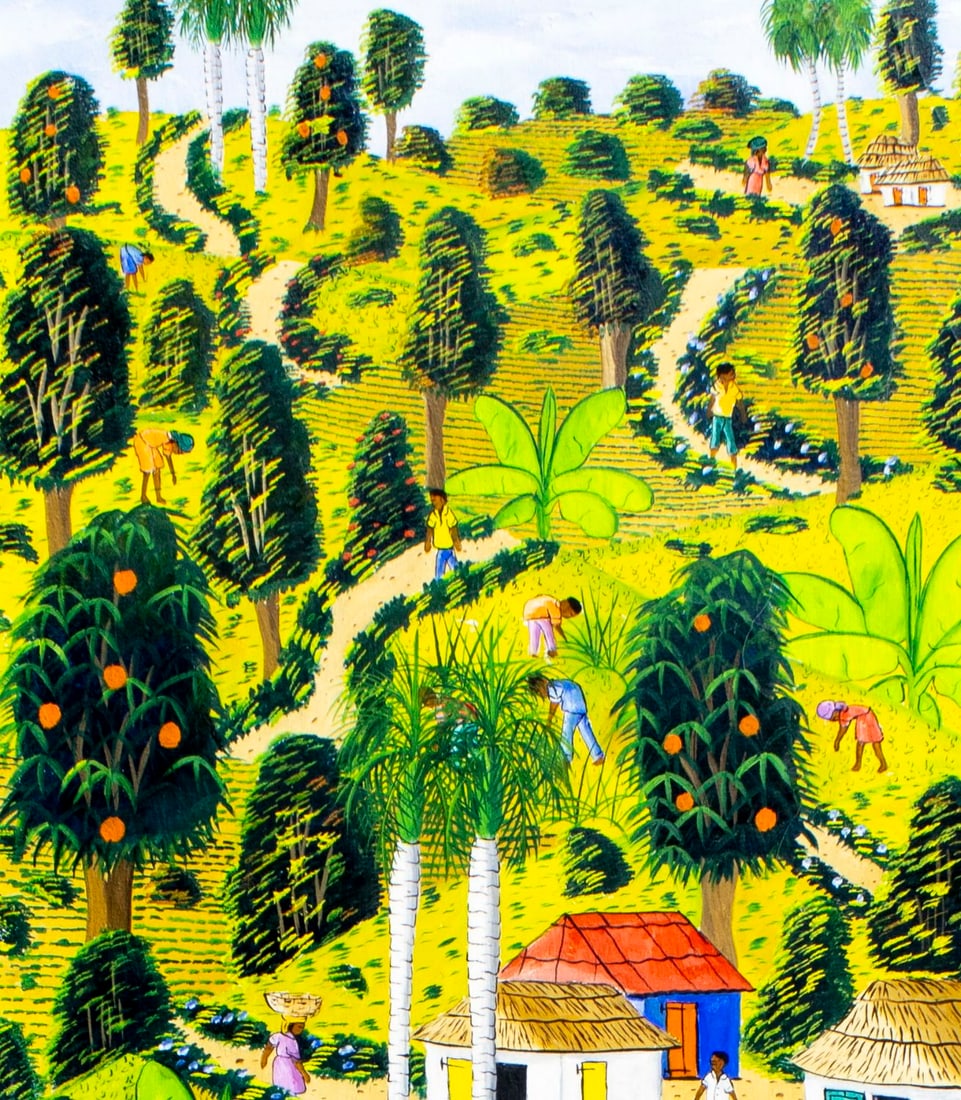 Abner Dubic (Haiti,1944-?) oil painting - 6