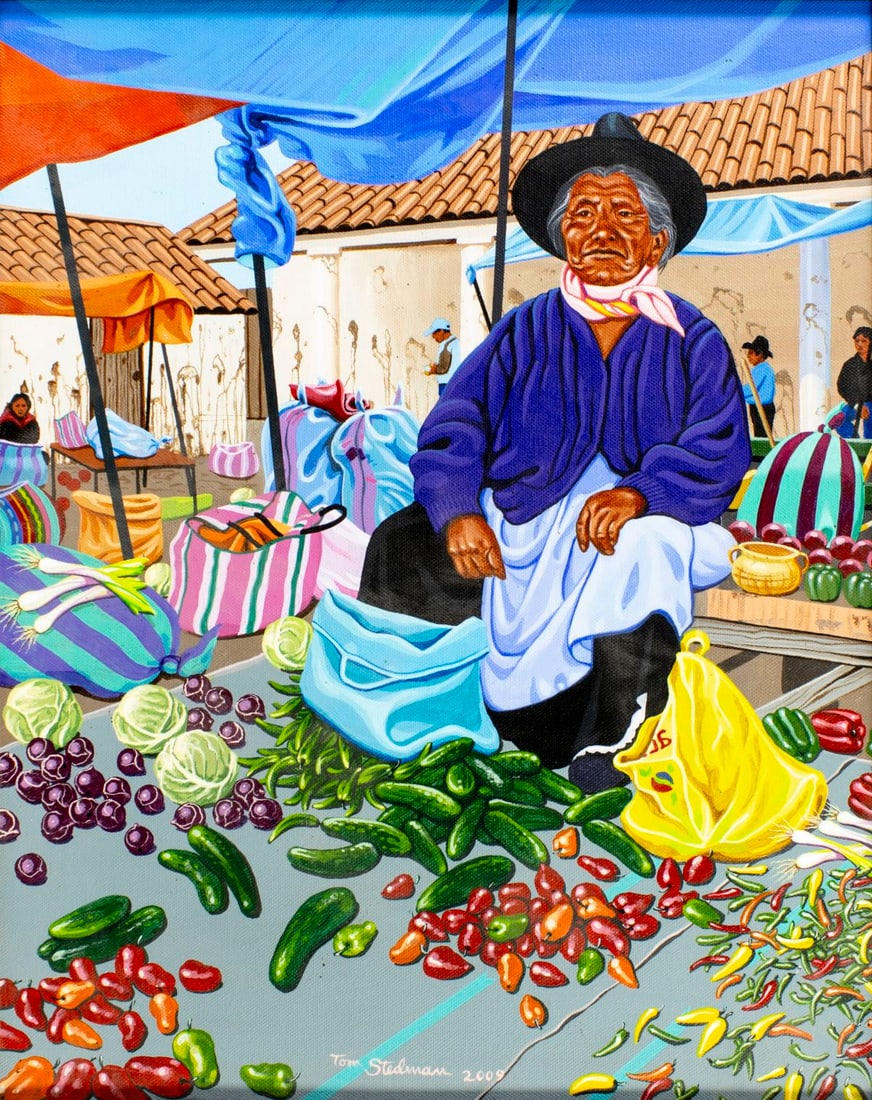 Tom Stedman (US,20/21C) oil painting (1 of 12)