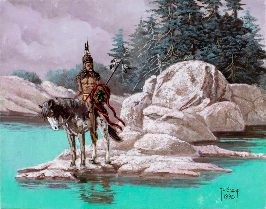 M C Sharp (US,20C) oil painting (1 of 13)