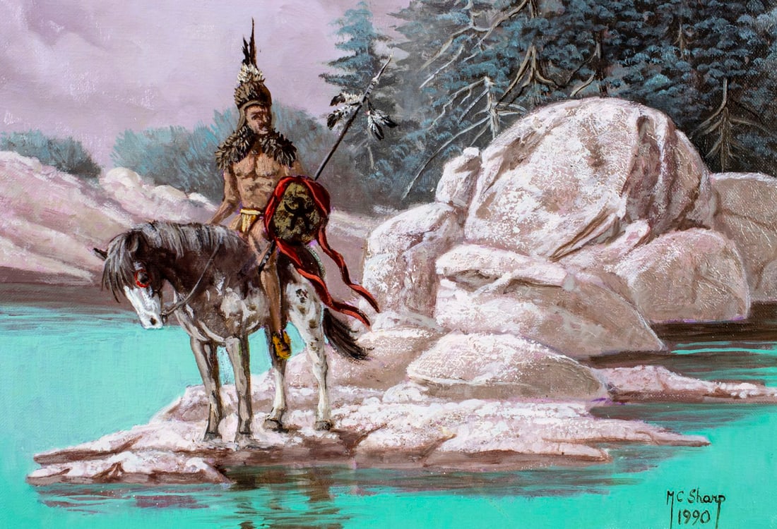 M C Sharp (US,20C) oil painting - 4