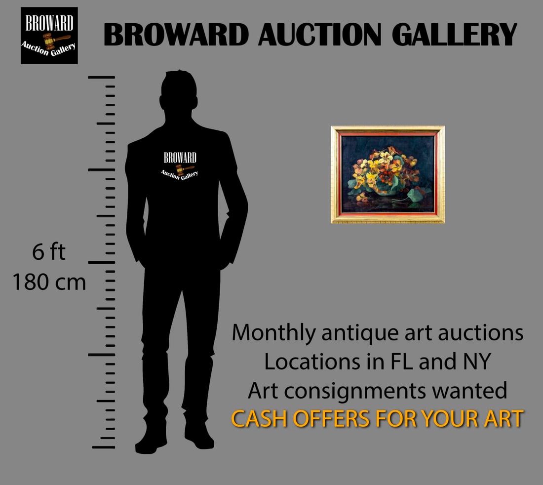 Minnie Rankin Wyman (NY,DC,1871-1963) oil painting antique - 2