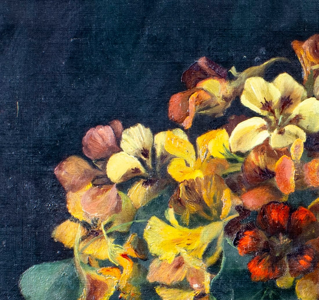 Minnie Rankin Wyman (NY,DC,1871-1963) oil painting antique - 6